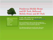 Tablet Screenshot of ponderosamobilehome.com